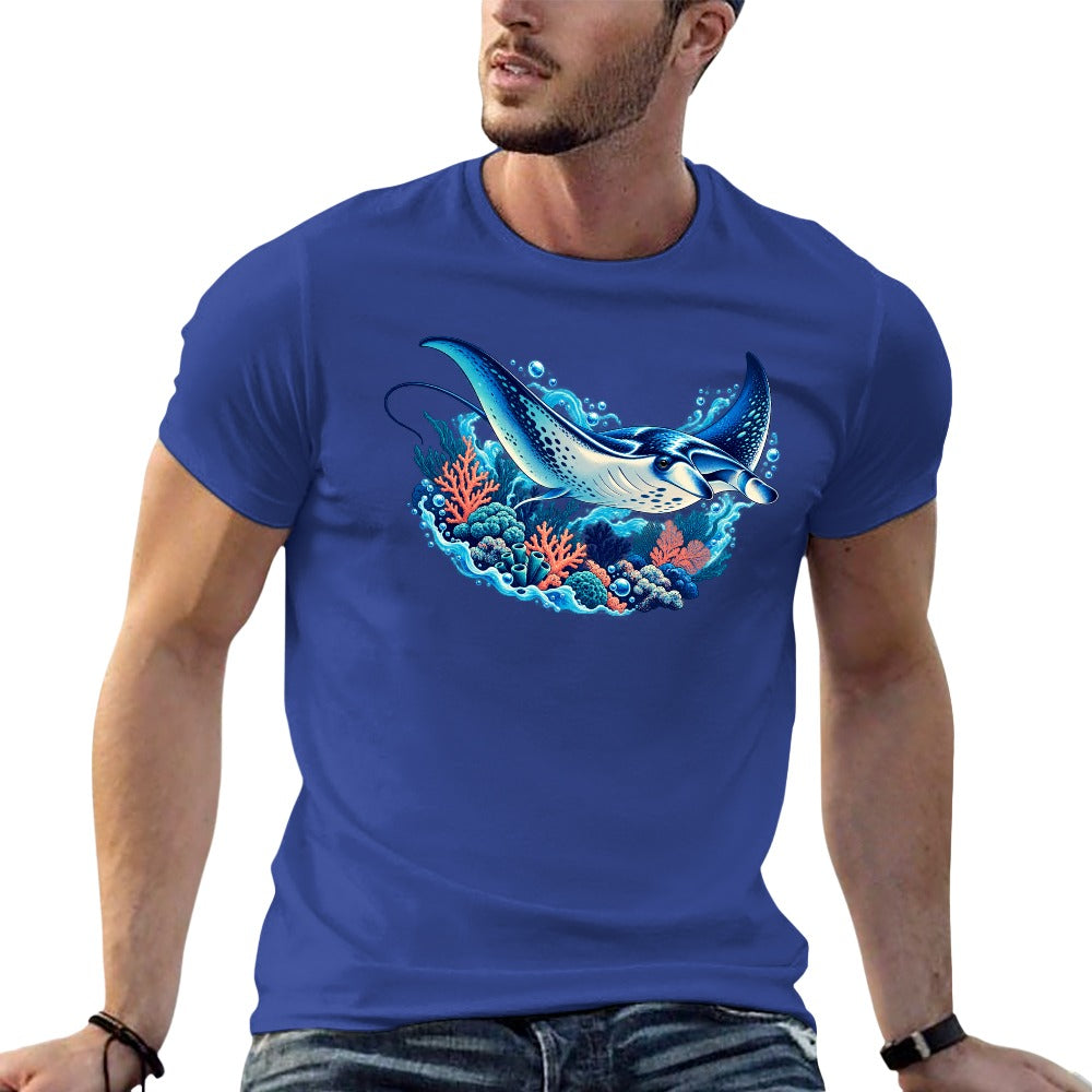New 150g Men's  Short Sleeve T-shirt