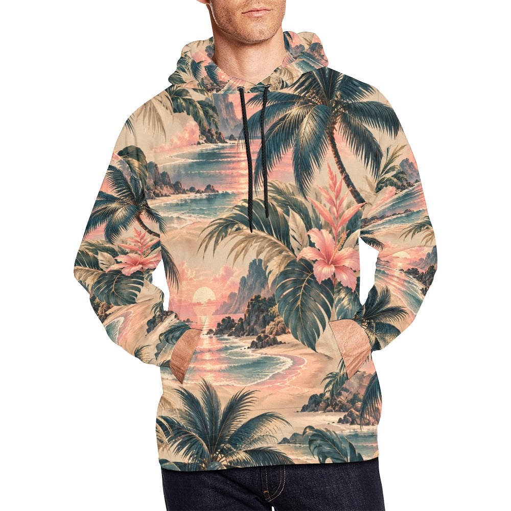Men's All Over Print Hoodie (USA Size) (Model H13)