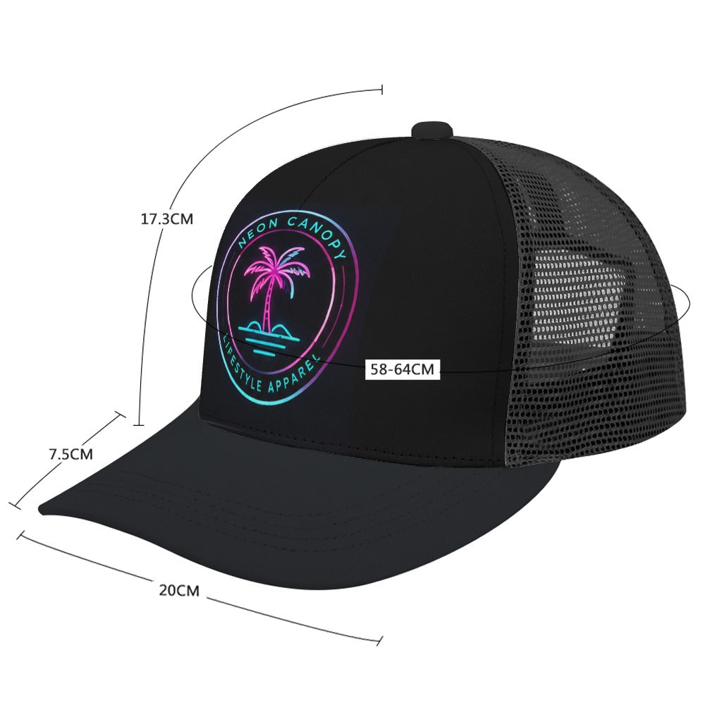Neon Palm Trucker Hat