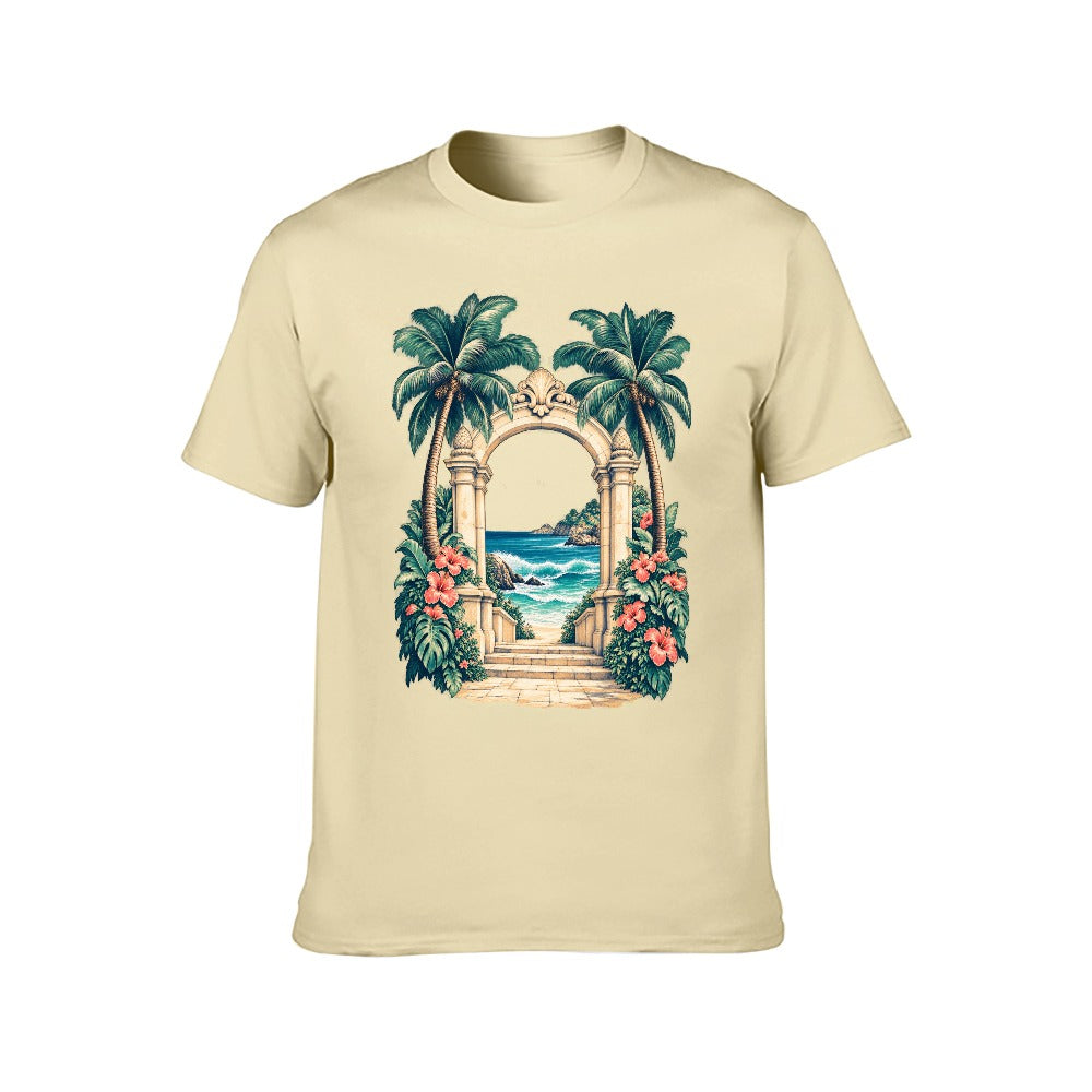 New 150g Men's  Short Sleeve T-shirt