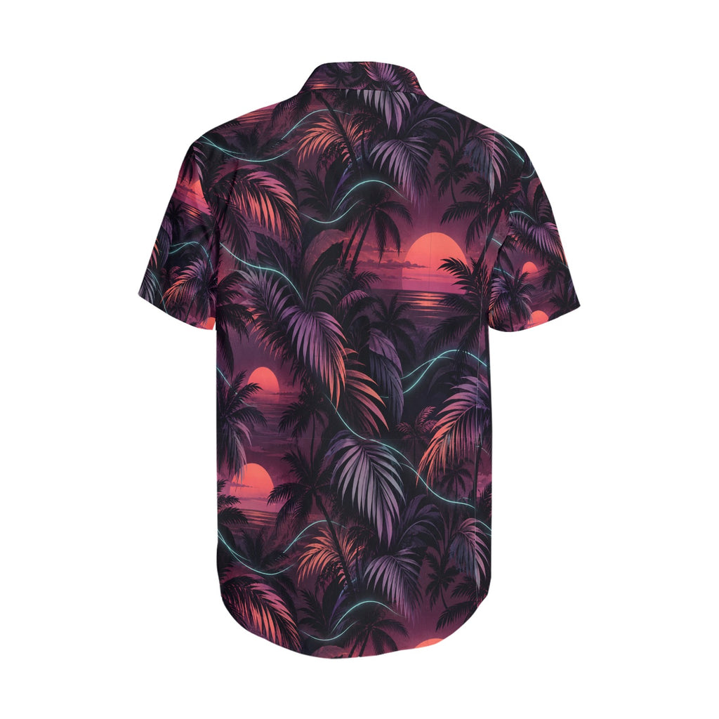 Men's Short Sleeve Shirt With Lapel Collar (Model T54)