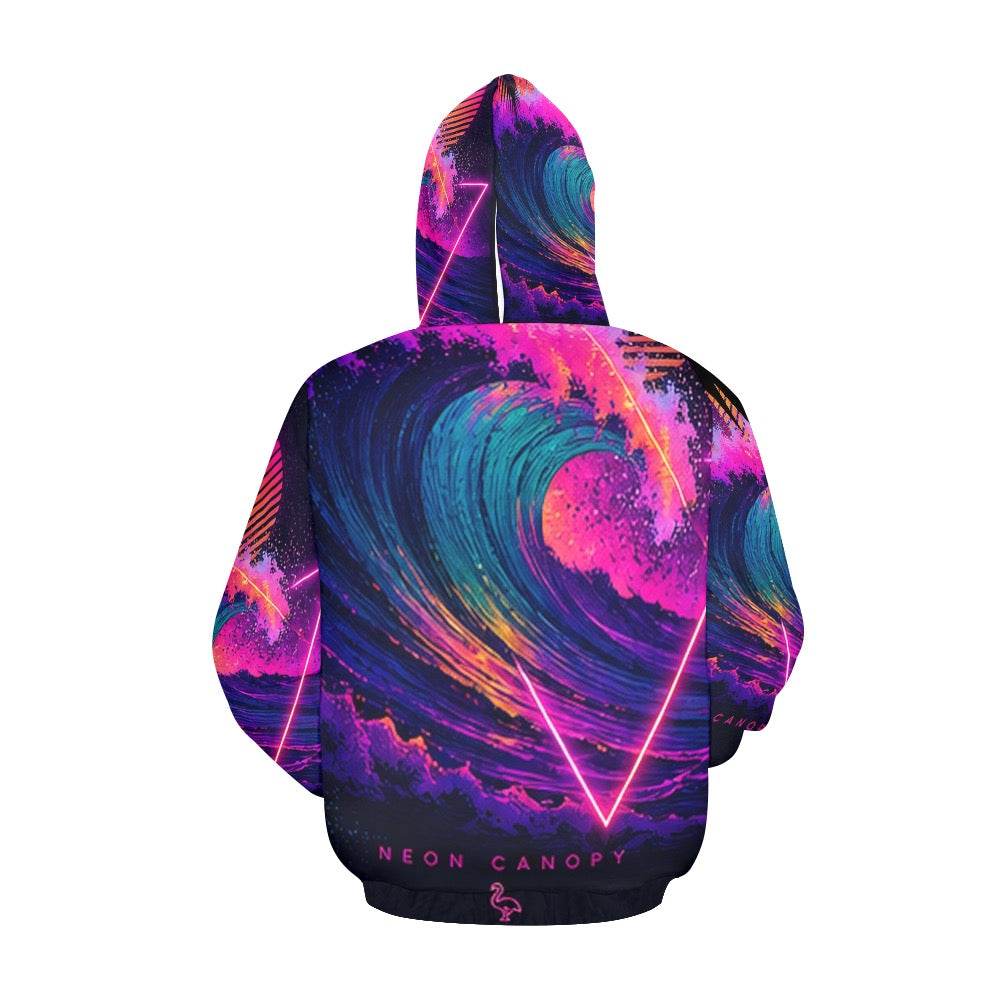 Neon Wave Hoodie