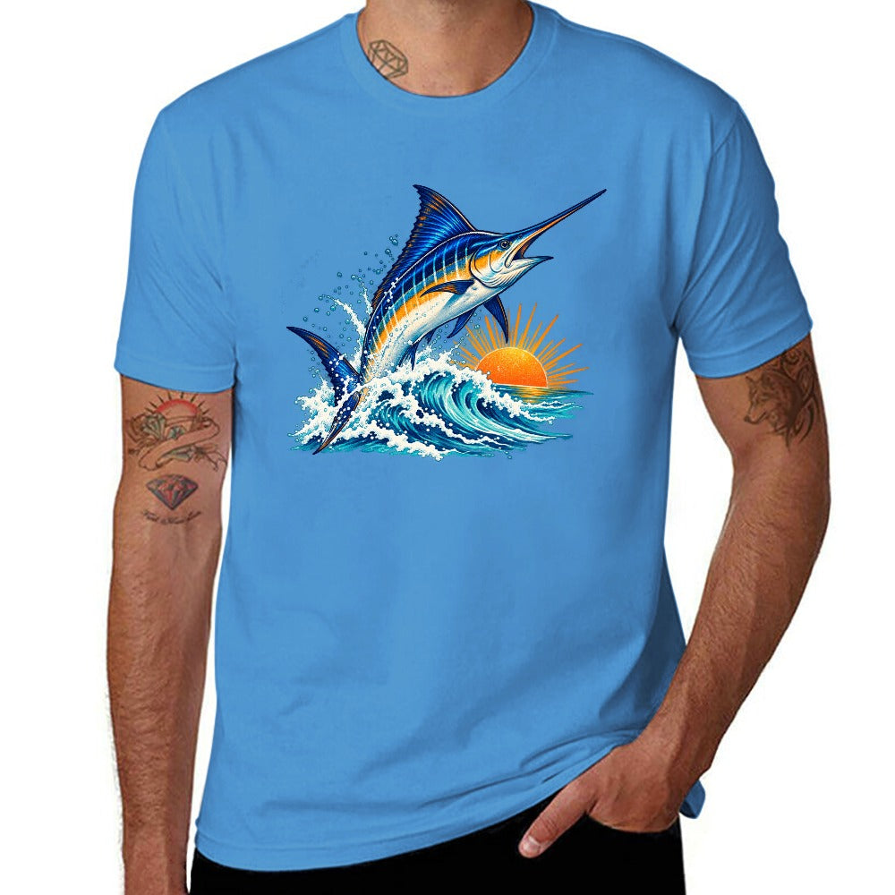 New 150g Men's  Short Sleeve T-shirt