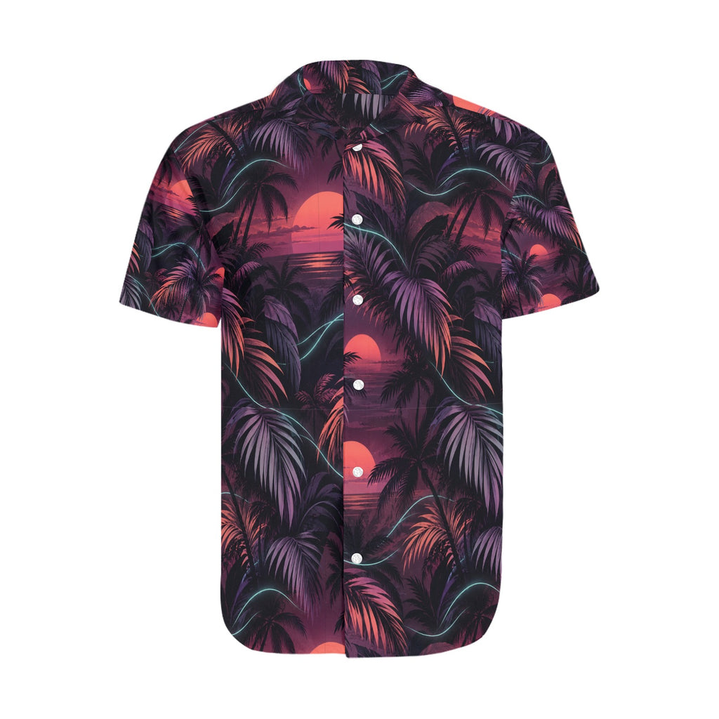 Men's Short Sleeve Shirt With Lapel Collar (Model T54)