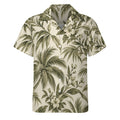 Olive Canopy Cuban Collar Shirt — front view