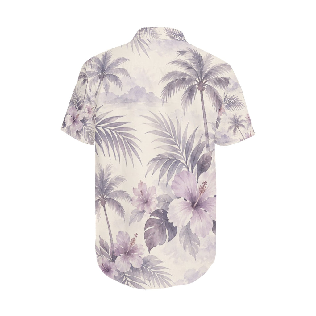 Men's Short Sleeve Shirt With Lapel Collar (Model T54)