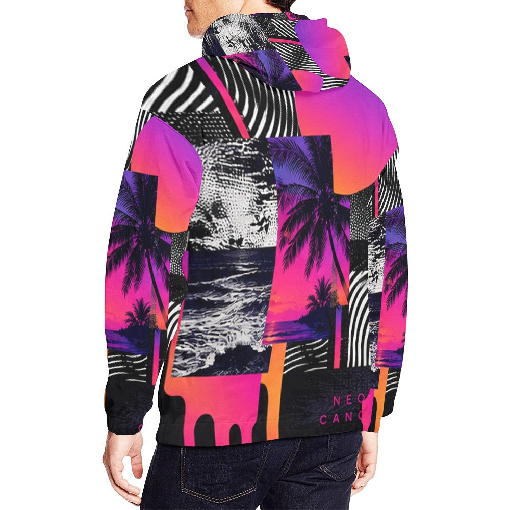Neon Collision Hoodie