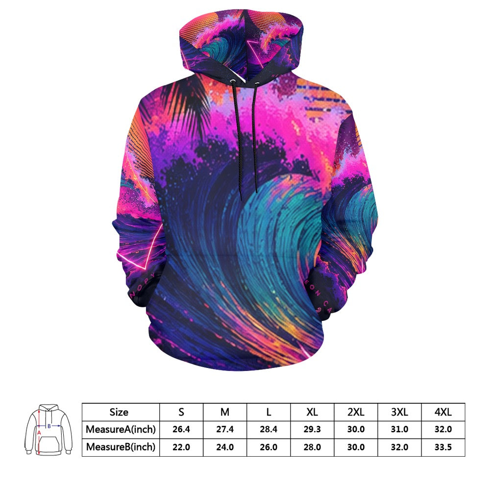 Neon Wave Hoodie