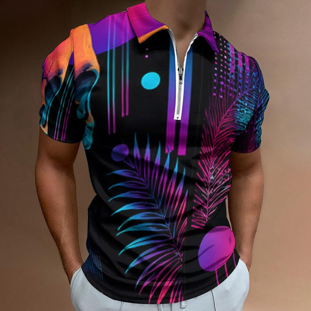 After Dark Zip Polo
