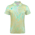 Mint Mirage Zip Polo