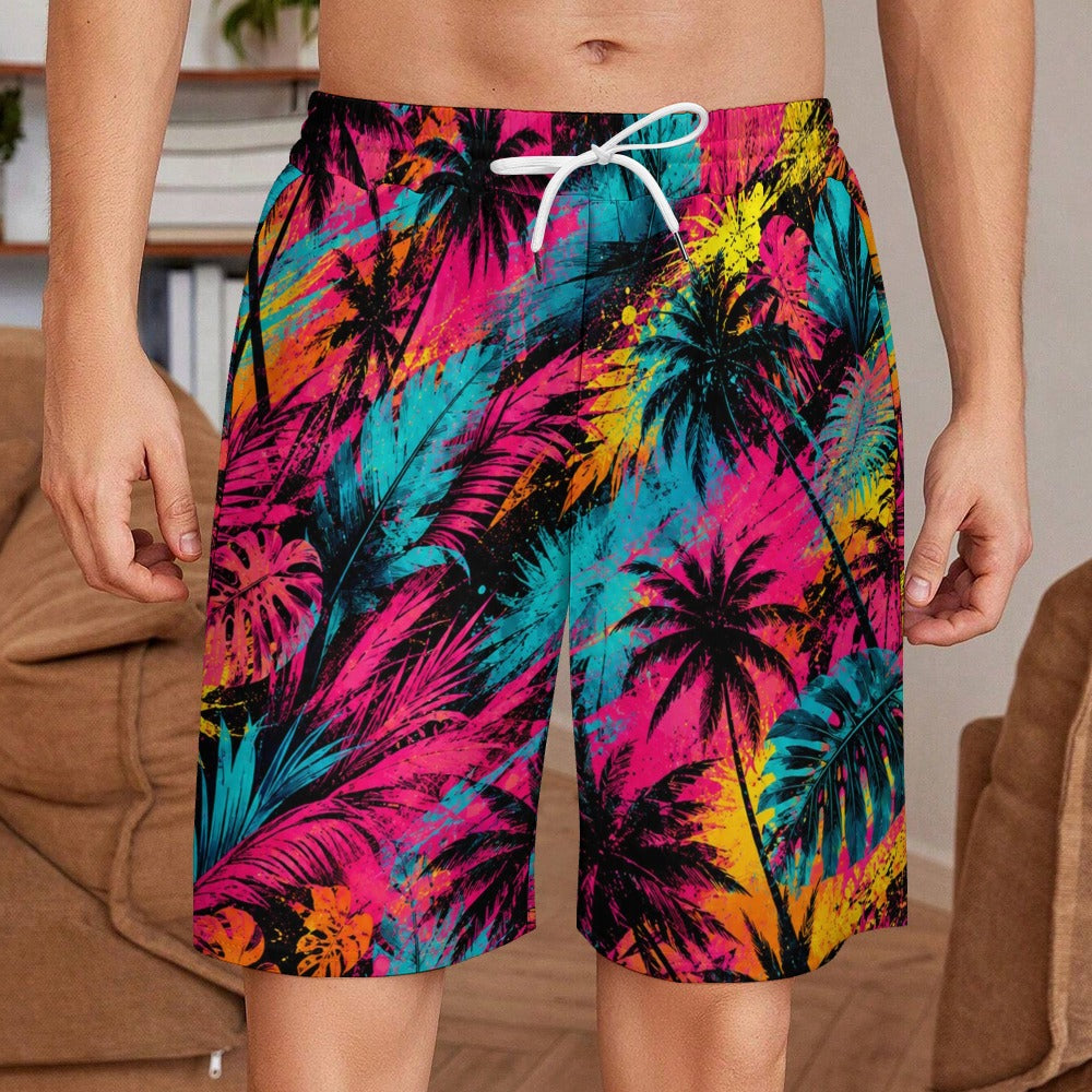 Electric Palm Shorts