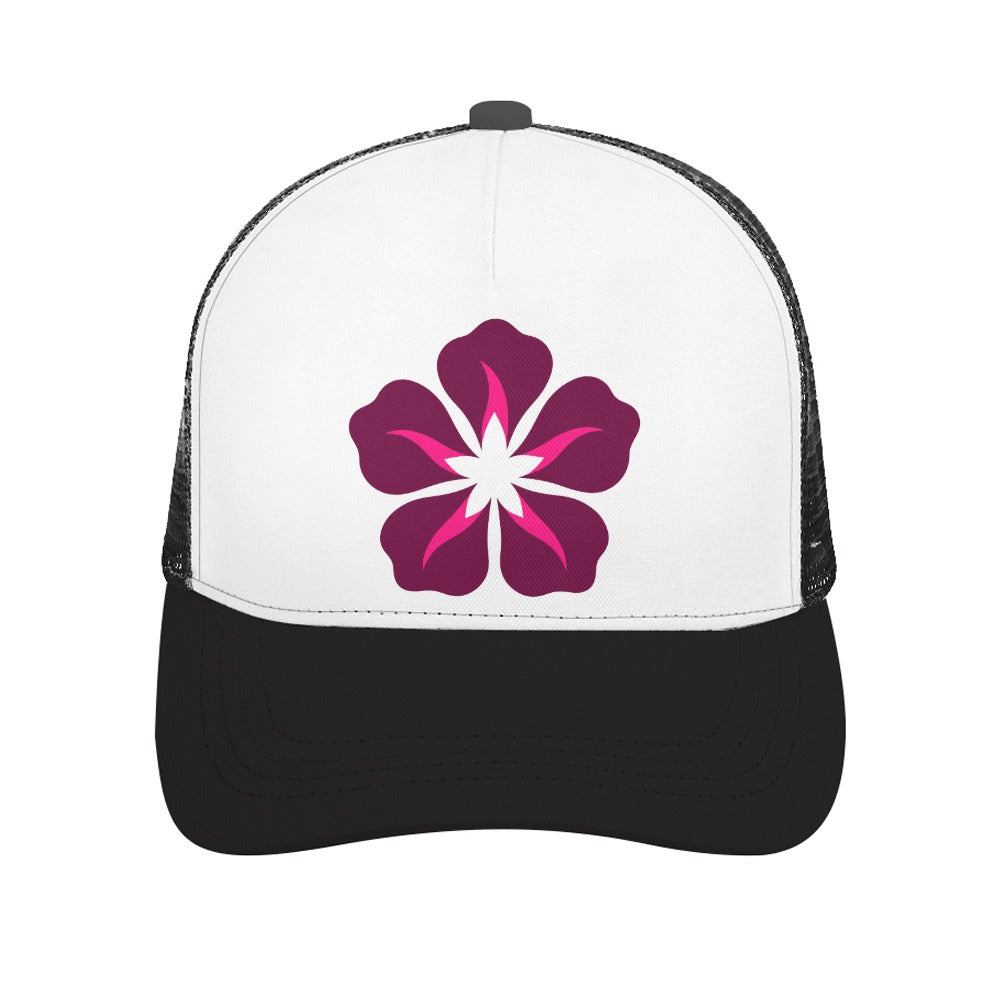 Hibiscus Mark Trucker Cap