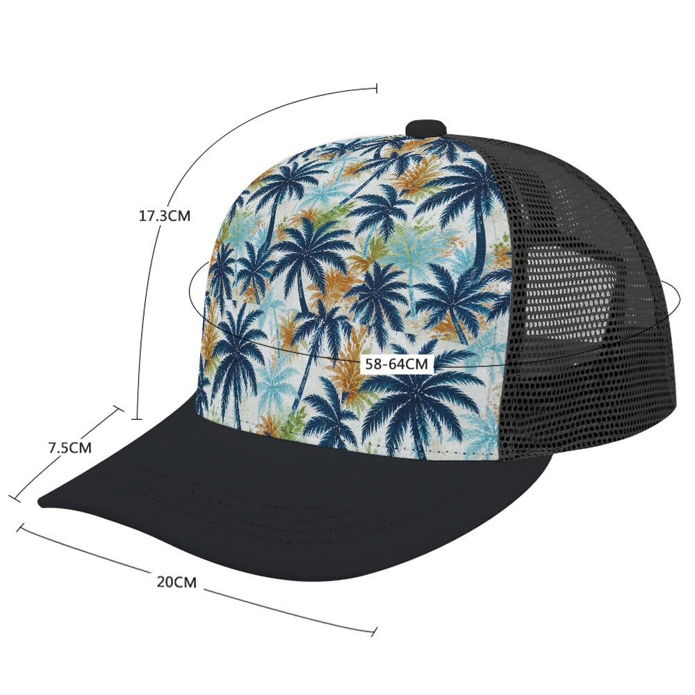 Ocean Palms Trucker Hat