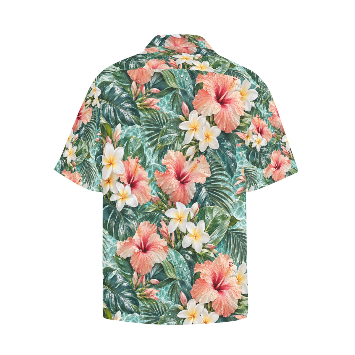 Men's All Over Print Hawaiian Shirt With Chest Pocket(ModelT58)