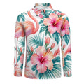 Peach Velvet Casual One Pocket Long Sleeve Shirt