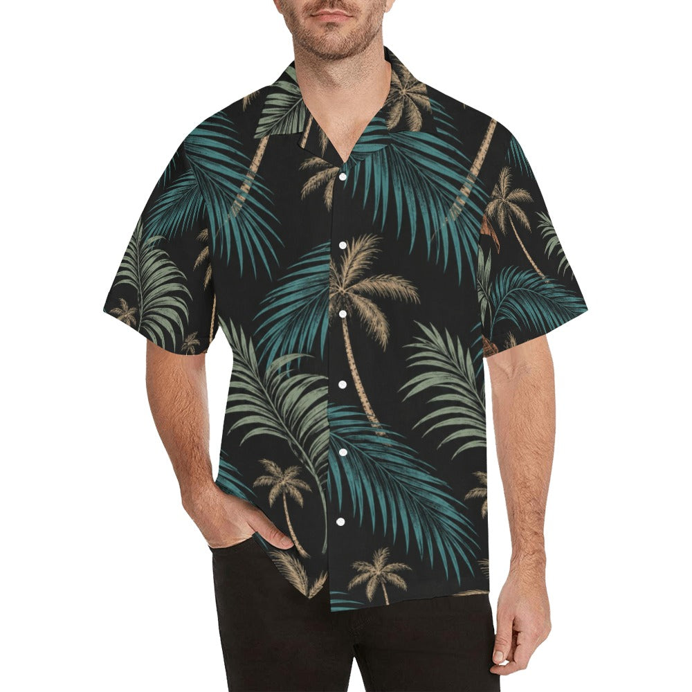 Nightfall Palms Hawaiian Shirt