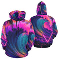 Neon Wave Hoodie