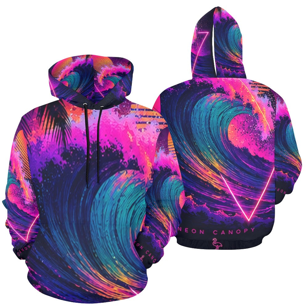 Neon Wave Hoodie