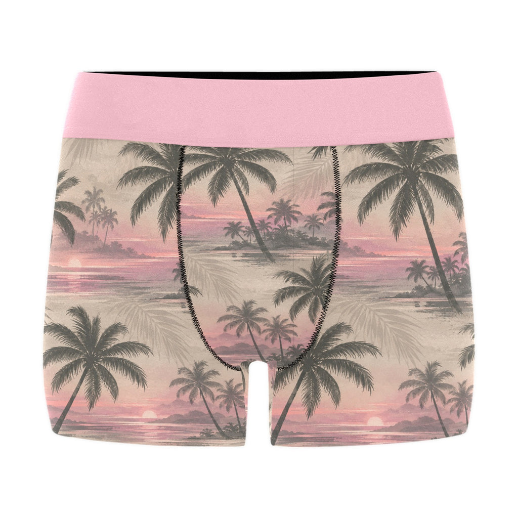 Blush Horizon Palm Boxer Briefs