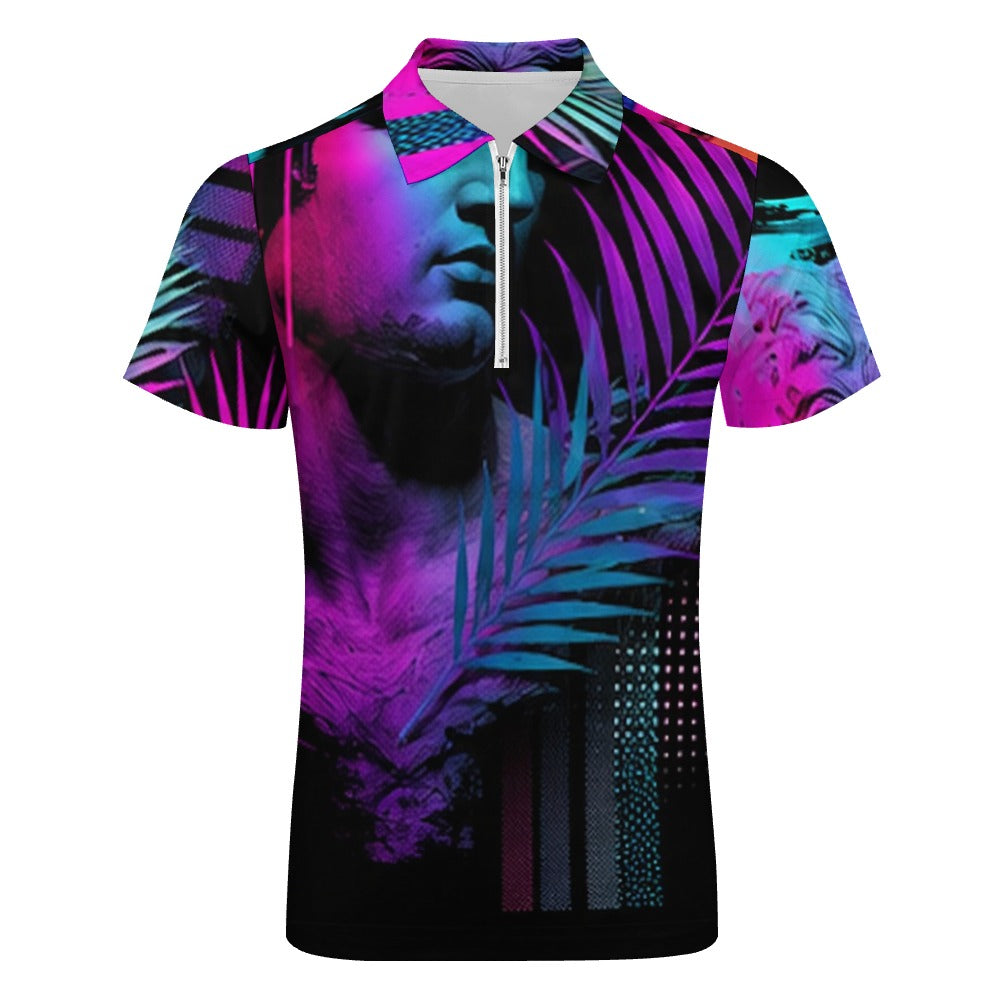 Midnight Muse Zip Polo