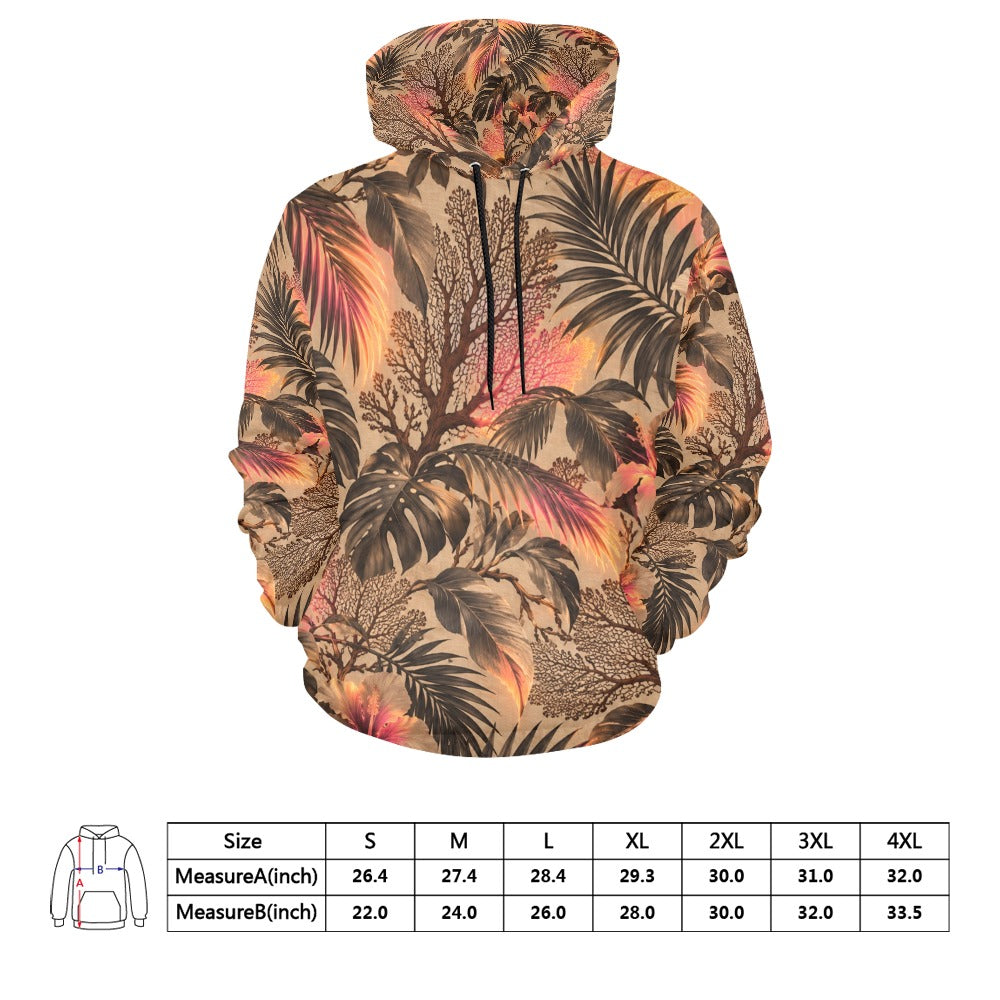 Men's All Over Print Hoodie (USA Size) (Model H13)