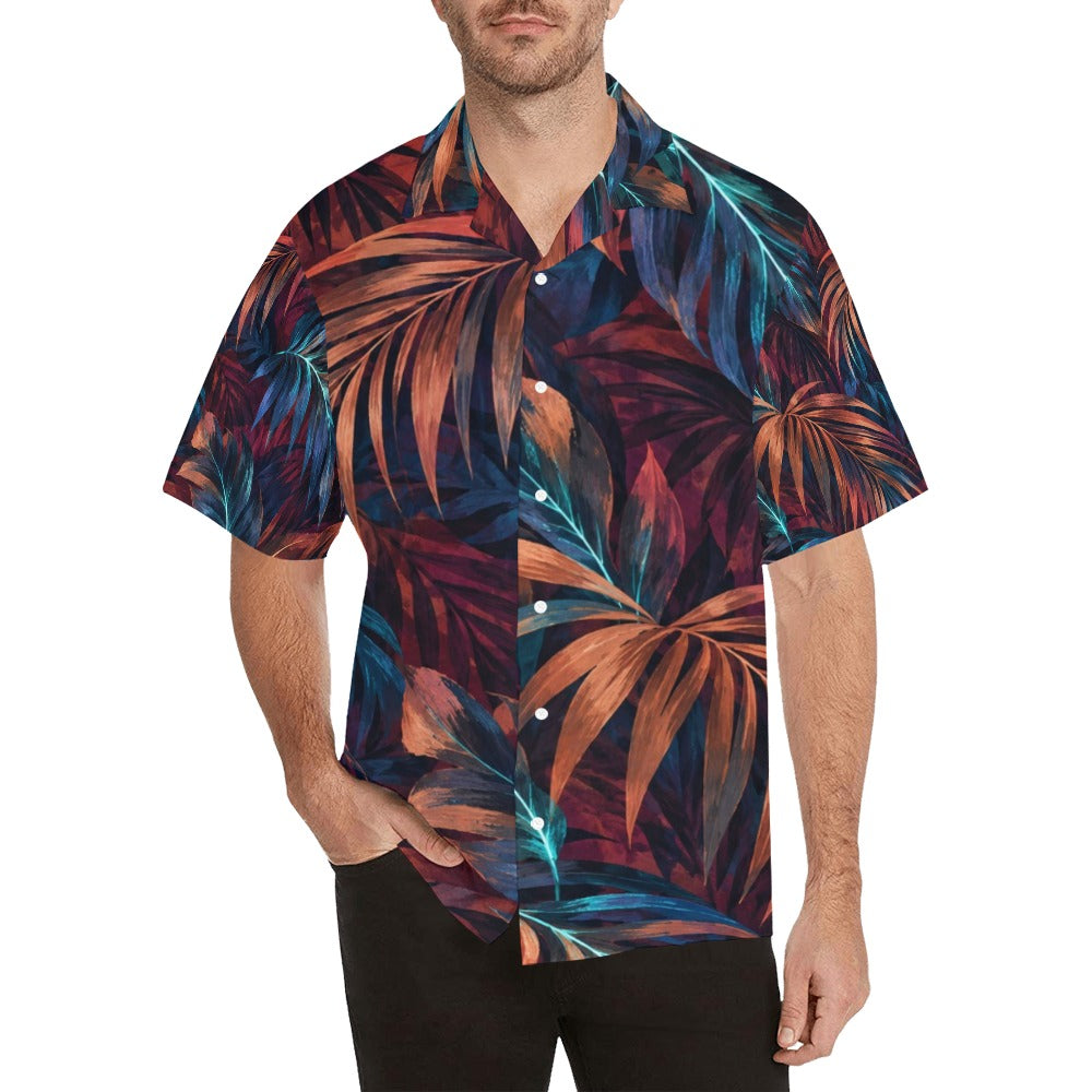 Ember Leaves Hawaiian Shirt