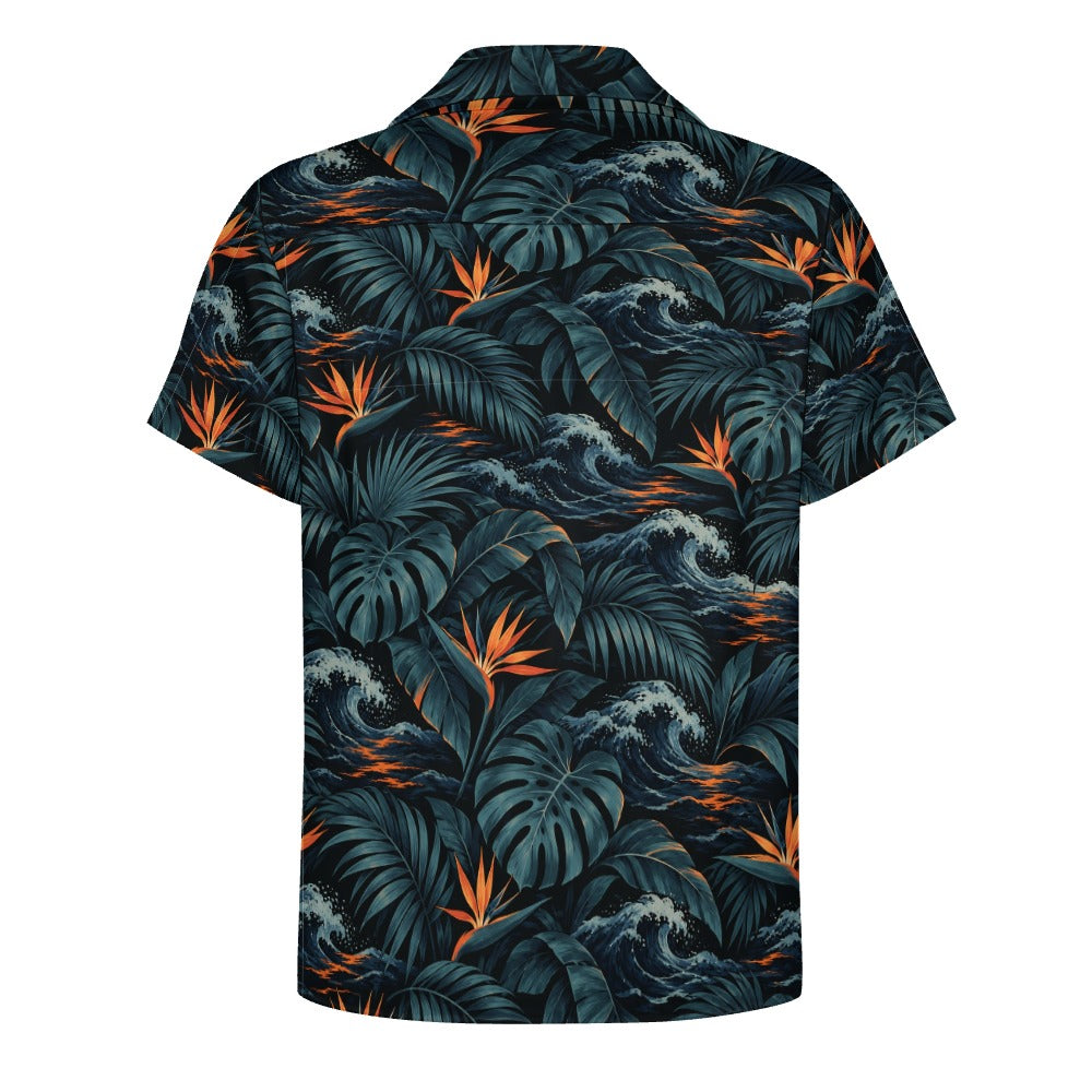 Cuban collar shirt