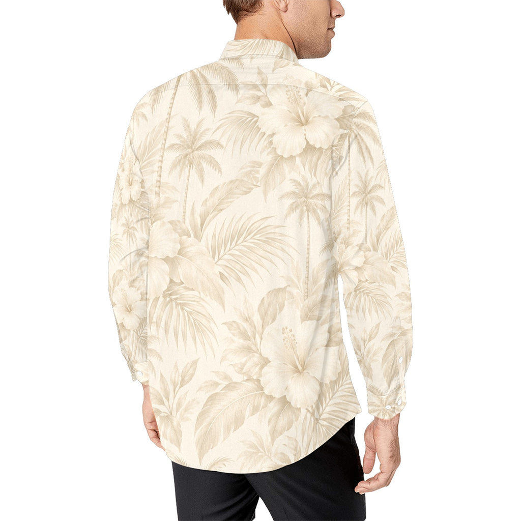 Men's All Over Print Long Sleeve Shirt(Model T61)