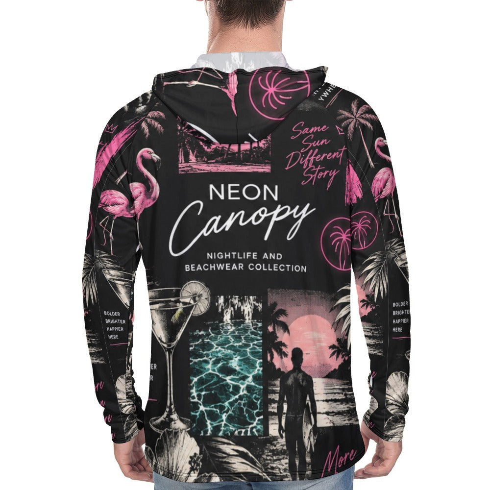 Nightlife Collage Sun Hoodie