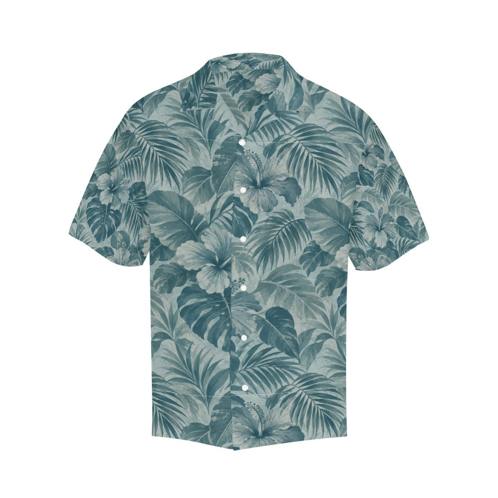 Sea Glass Leaves Hawaiian Shirt