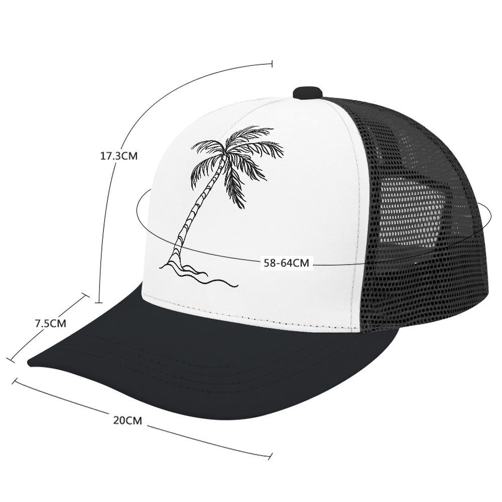 Palm Sketch Trucker Cap
