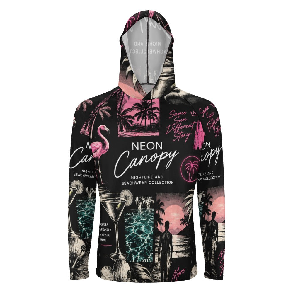 Nightlife Collage Sun Hoodie