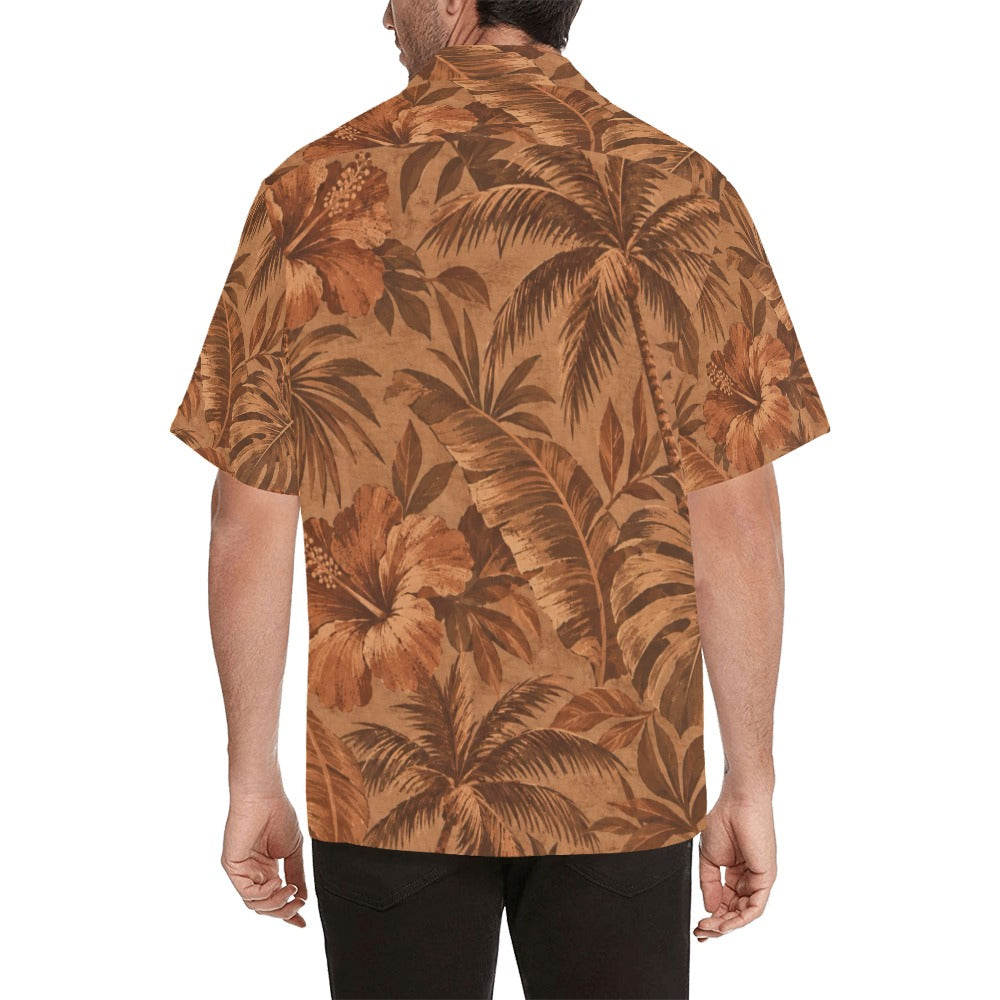 Copper Palms Hawaiian Shirt