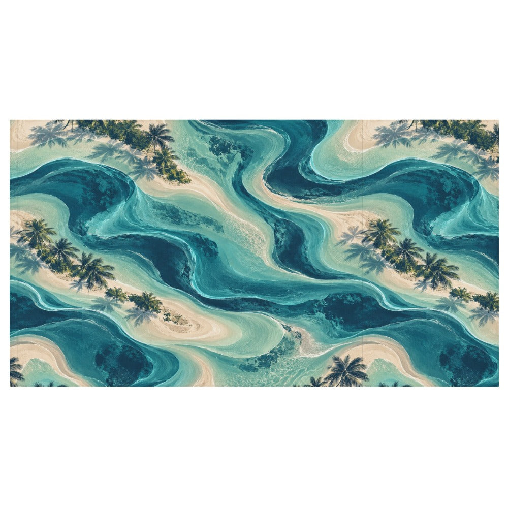 Lagoon Marble Beach Towel