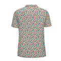 Coral Meadow Polo Shirt — back view