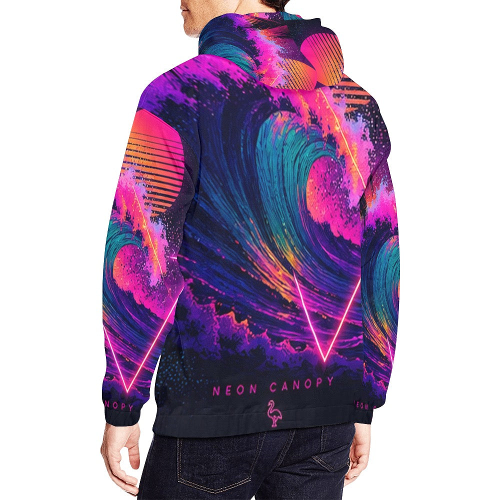 Neon Wave Hoodie
