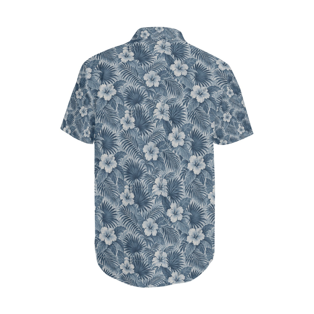 Men's Short Sleeve Shirt With Lapel Collar (Model T54)