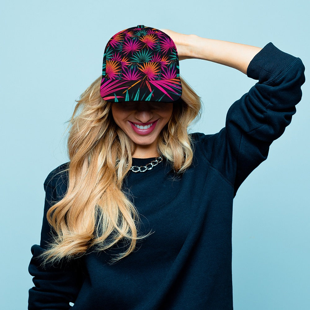 Neon Fan Palm Snapback