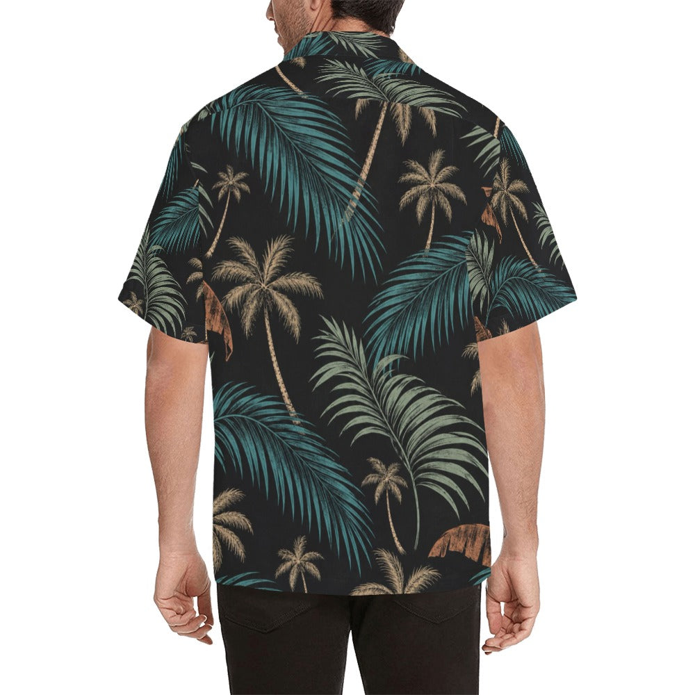 Nightfall Palms Hawaiian Shirt
