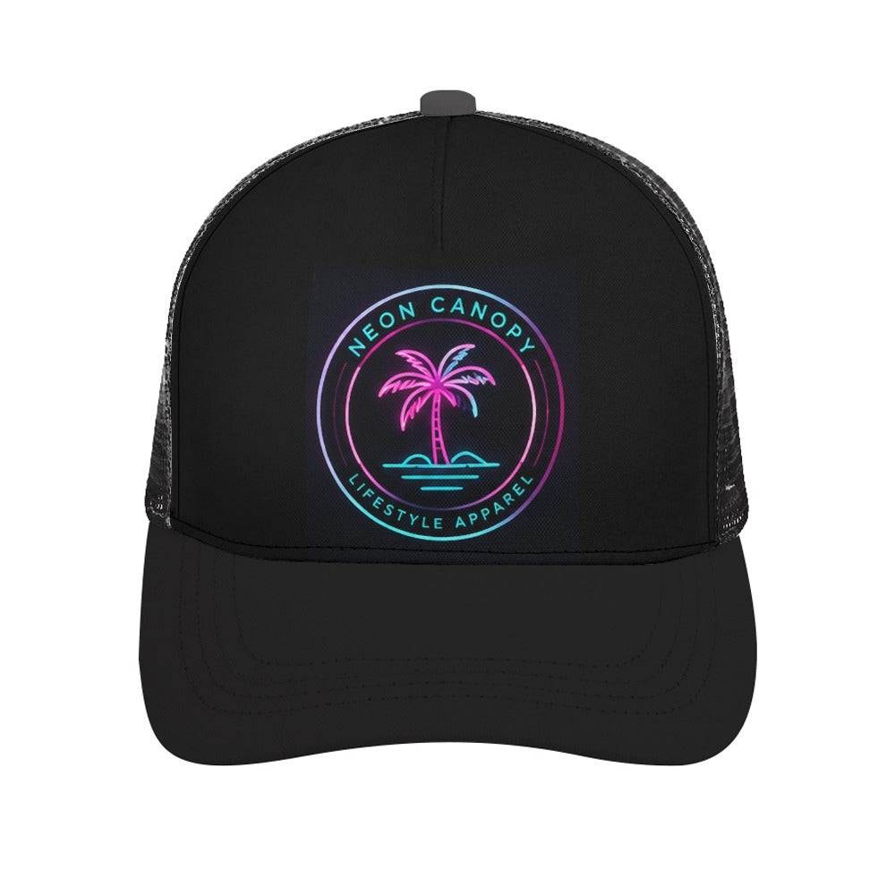 Neon Palm Trucker Hat
