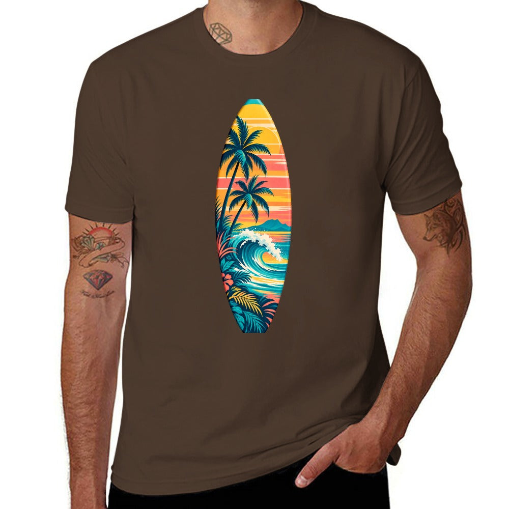 New 150g Men's  Short Sleeve T-shirt