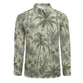 Peach Velvet Casual One Pocket Long Sleeve Shirt