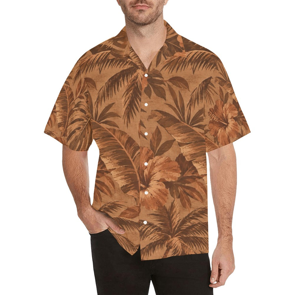 Copper Palms Hawaiian Shirt