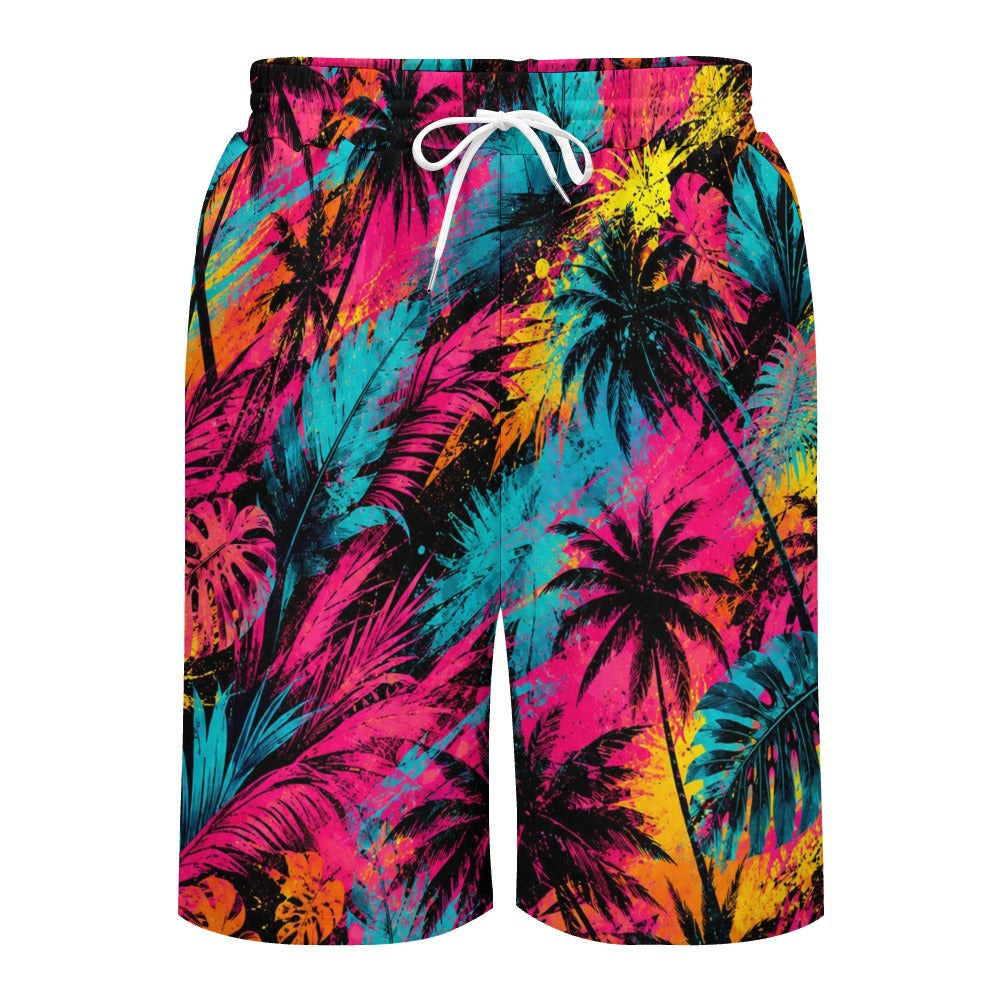 Electric Palm Shorts