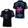 Neon Palm Performance V-Neck