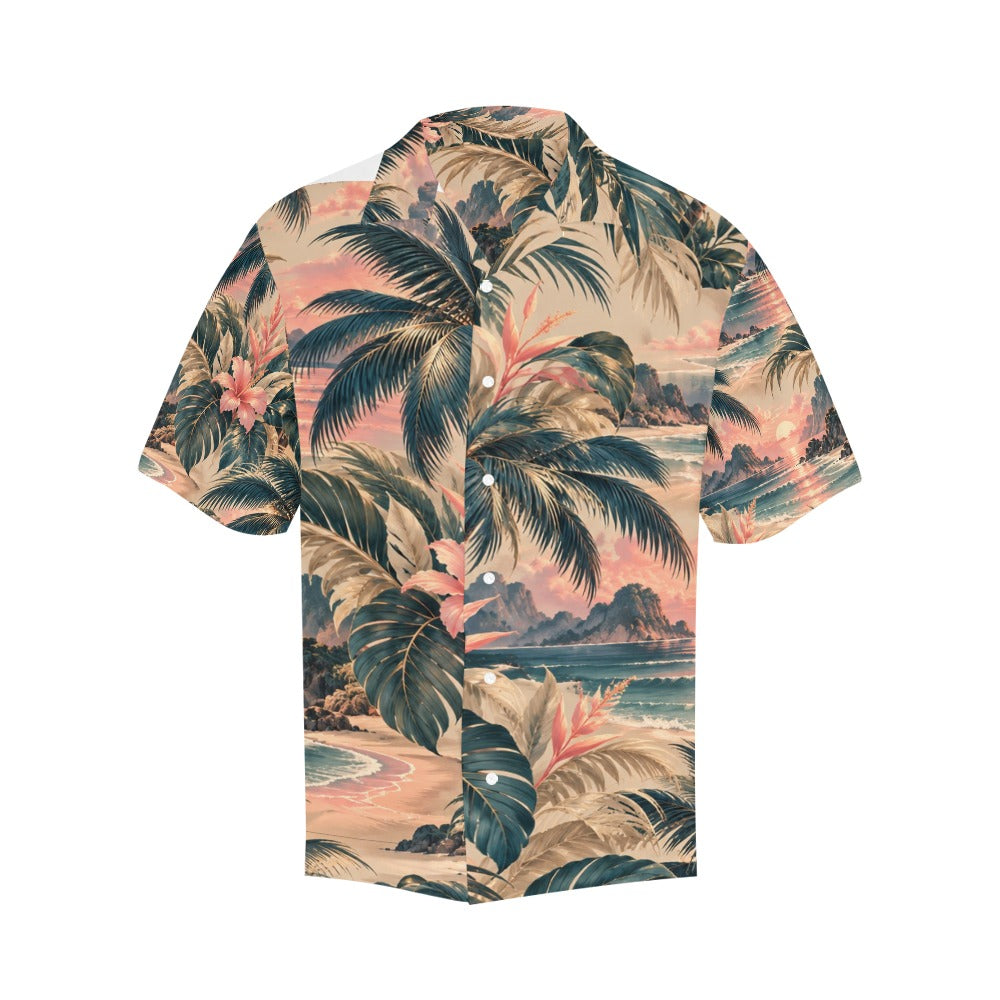 Sunset Palms Hawaiian Shirt