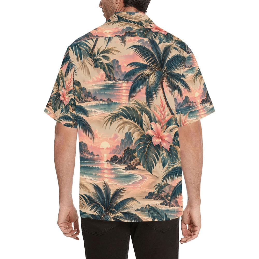 Sunset Palms Hawaiian Shirt