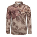 Mauve Island Long Sleeve Shirt — front view