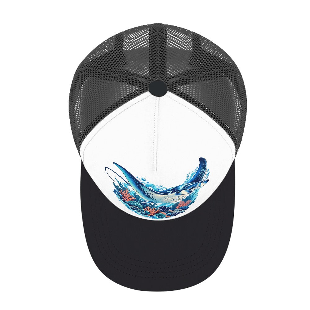 Wave Bloom Trucker Cap