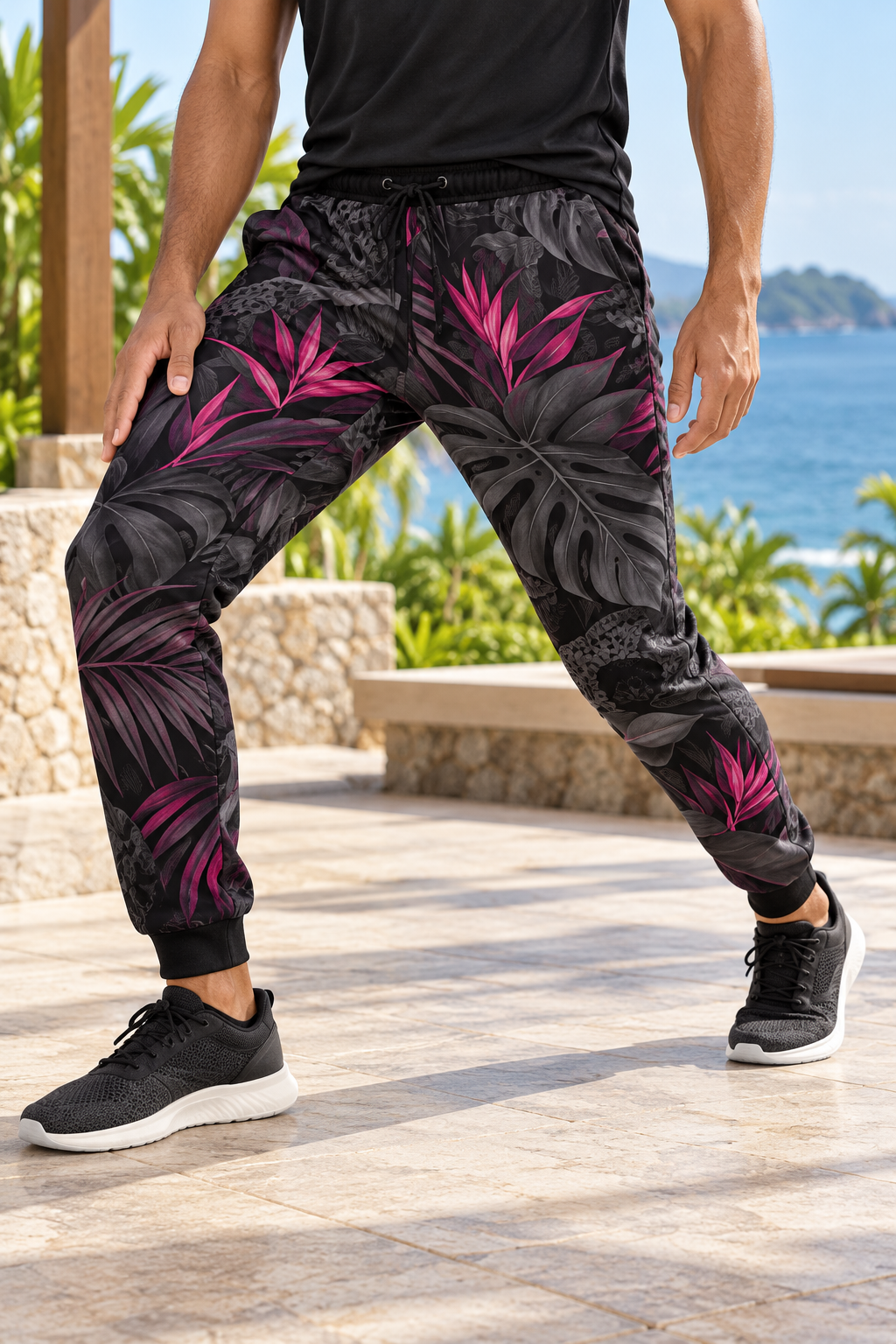 Fuchsia Afterglow Relaxed Pants